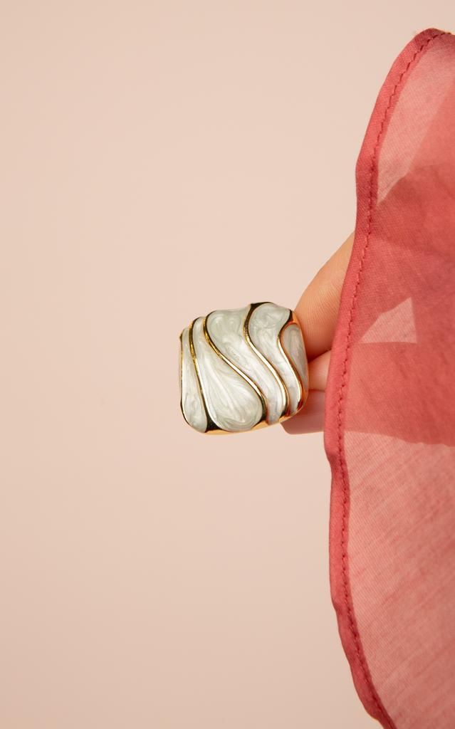 Кольцо "GREECE" wave