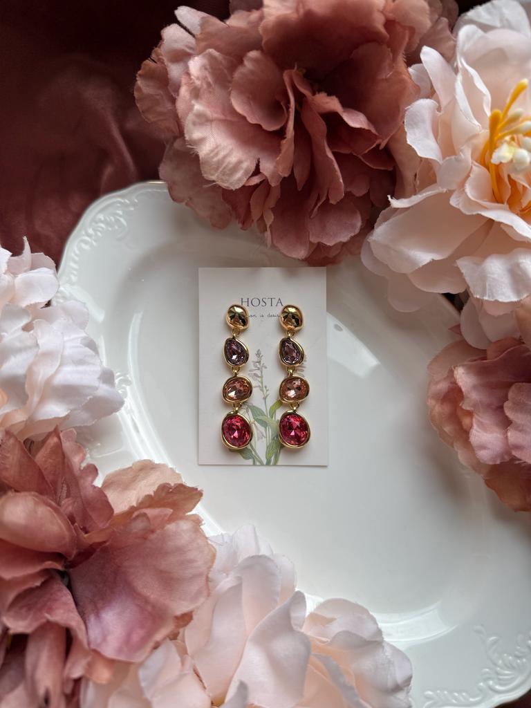 Серьги "MONTRESOR" pink