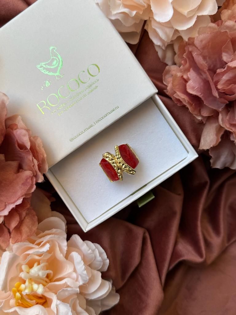 Кольцо "SOLAR" red