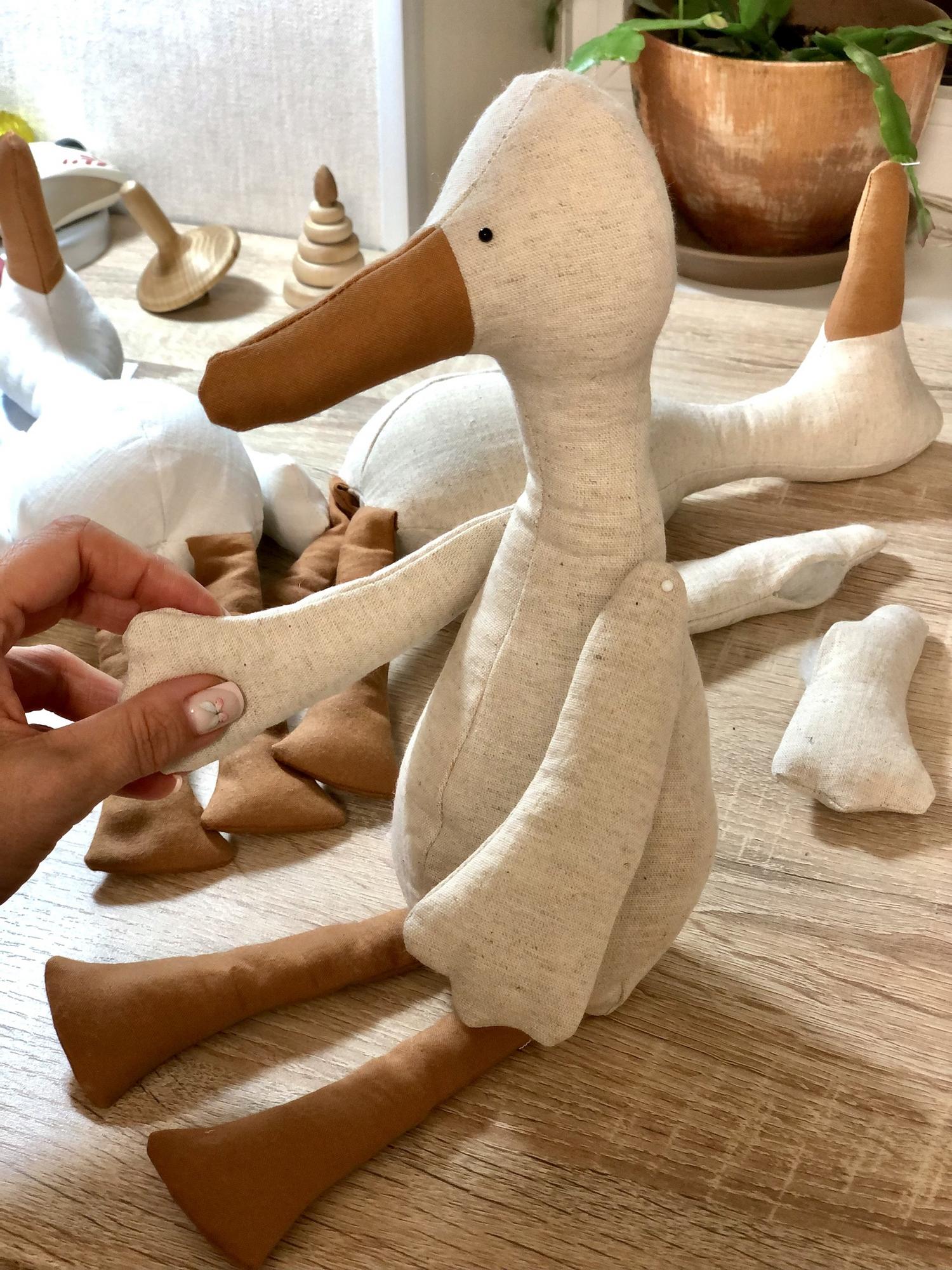 Выкройка льняного гуся Блум и одежды к нему