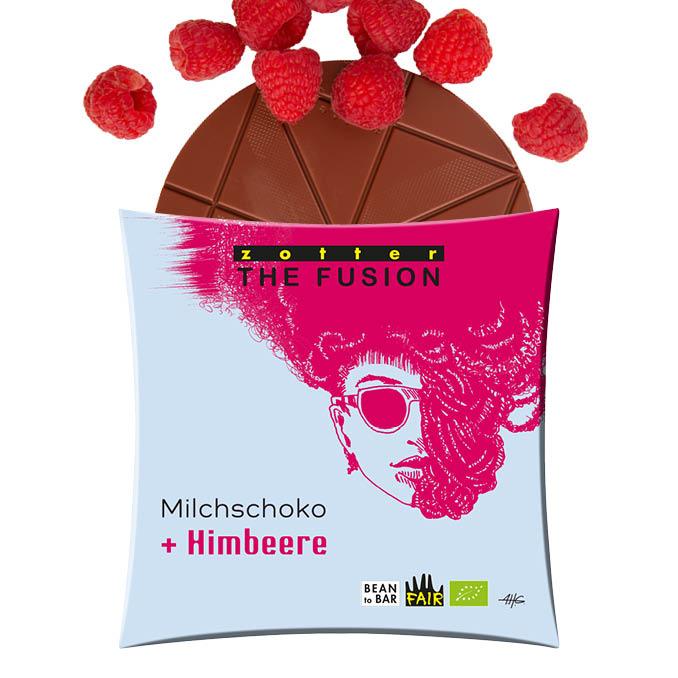 Плитка шоколада Milk Chocolate with Raspberry, 70 г