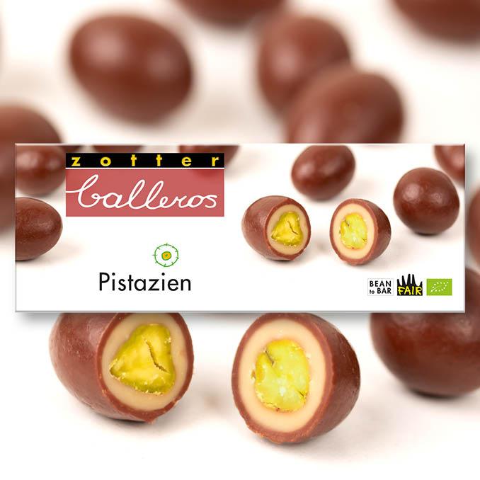 Фисташки в миндальном пралине и молочном шоколаде, 100 г