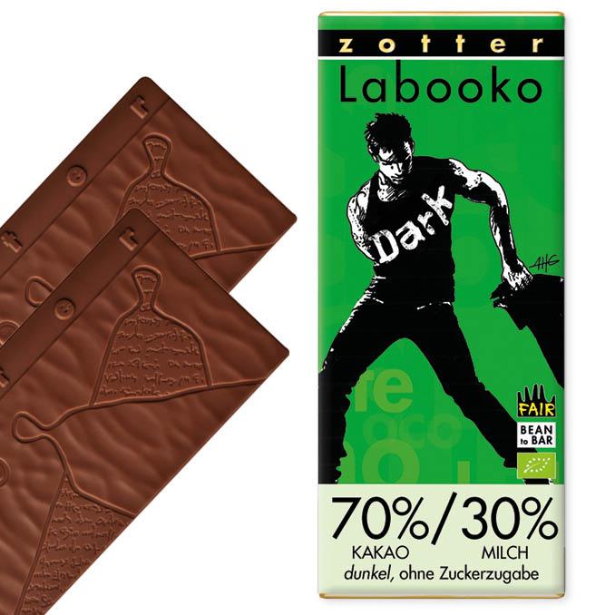Молочный шоколад Labooko Dark Style 70%/30%, 70 г