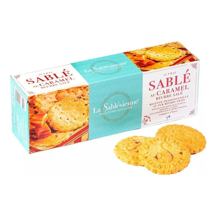 Песочное печенье Sable с карамелью, 125 г