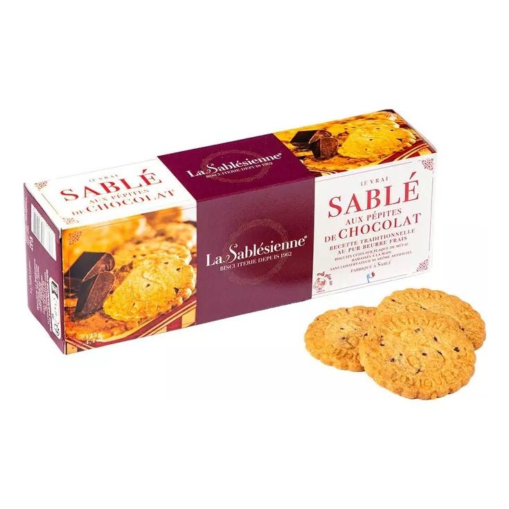 Песочное печенье Sable с шоколадом, 125 г