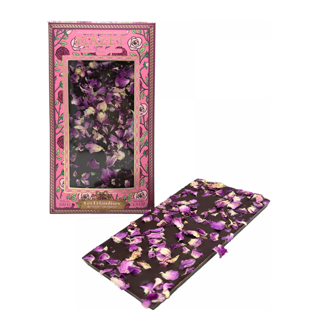 Плитка темного шоколада Petale De Rose, 100 г