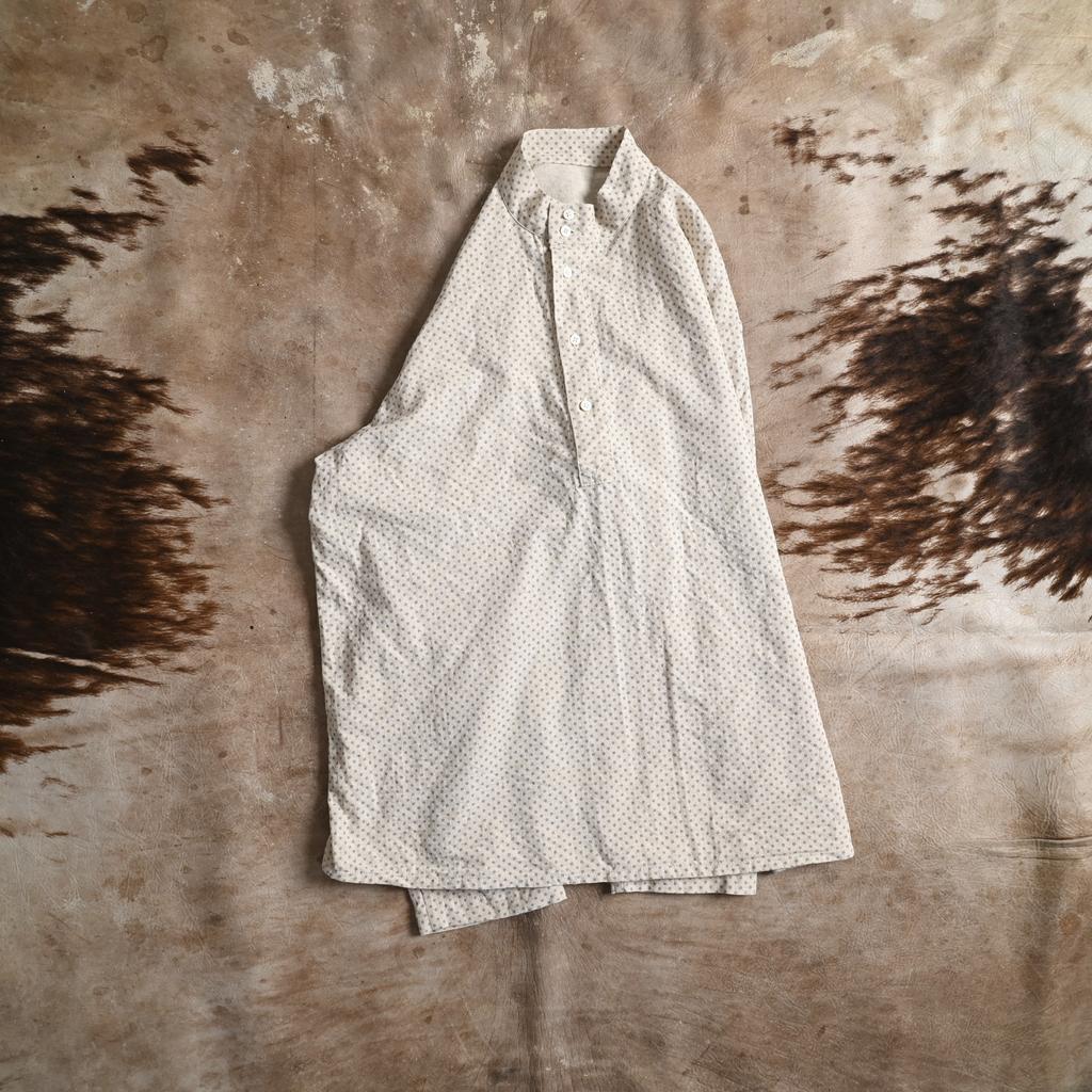 #1 ポルカドットリネン製シャツ