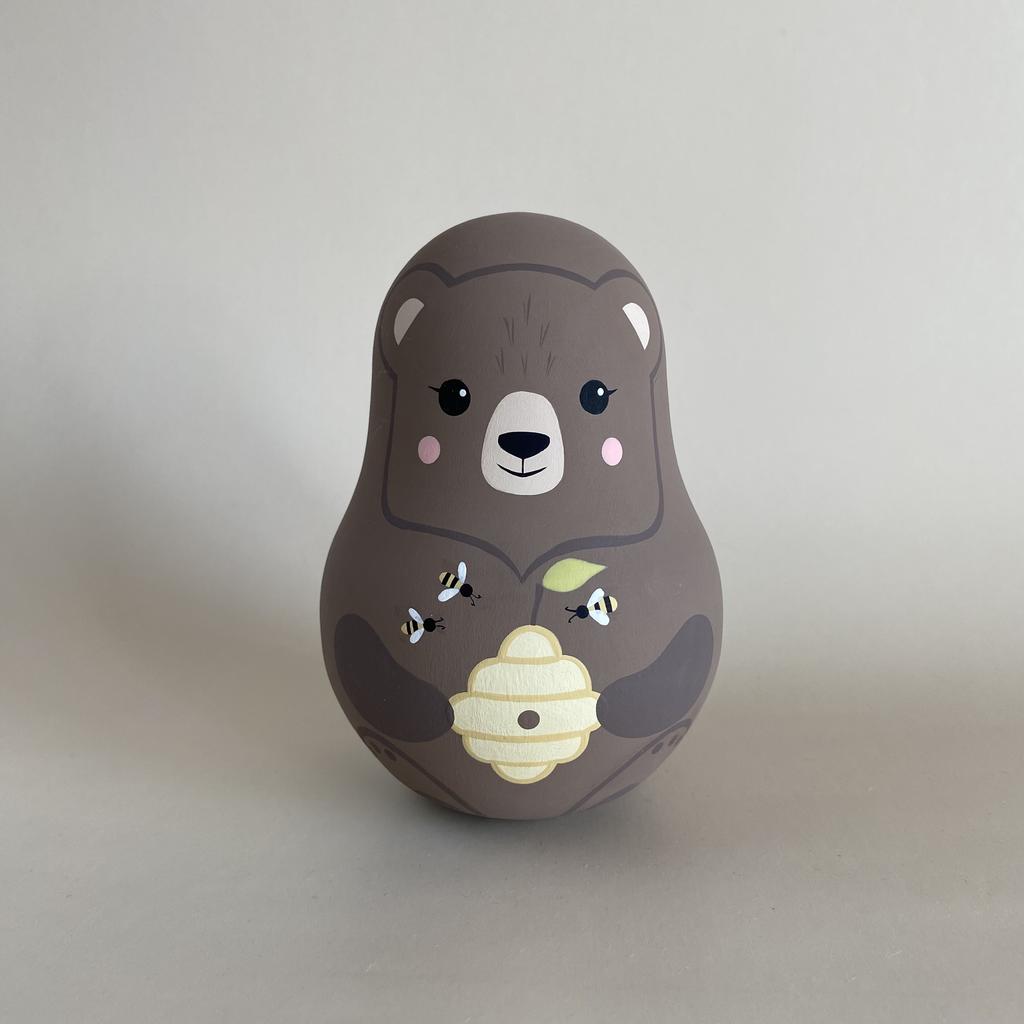 Неваляшка МИШКА С УЛЬЕМ