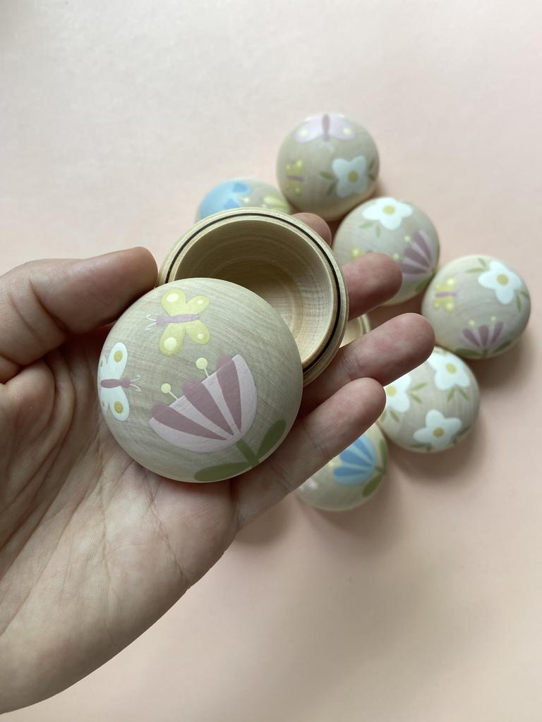 Деревянная мини шкатулка АВГУСТ