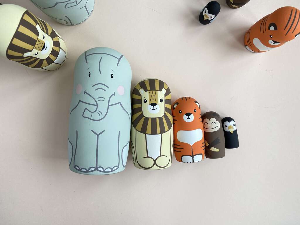 Набор матрешек ДЖУНГЛИ