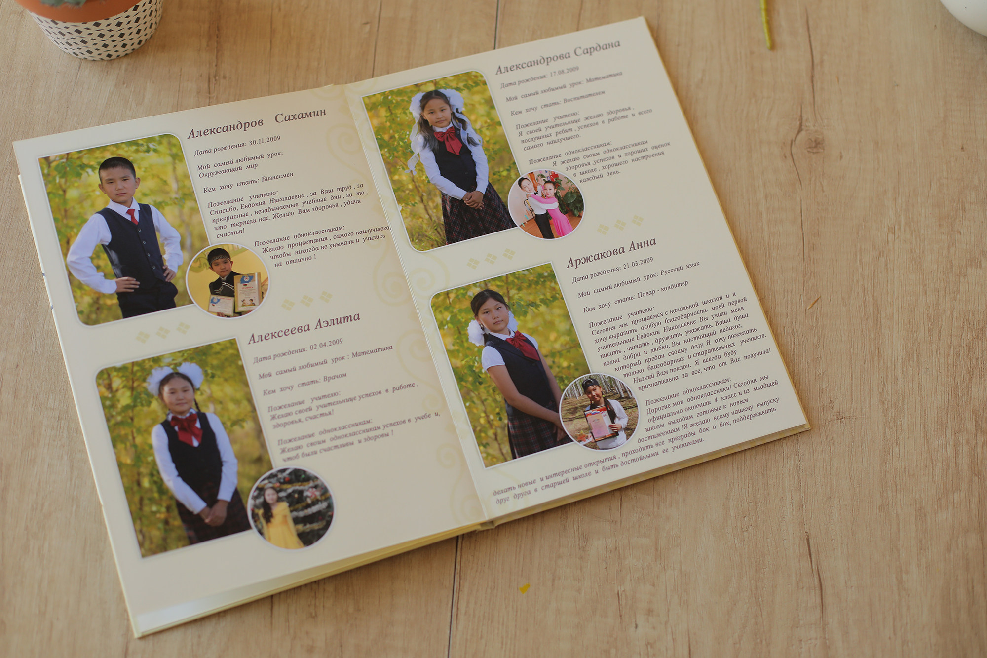 Фото книга из ваших фото без видео для 4 класса