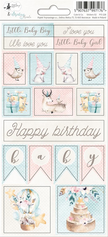 Piatek Trzynastego,Cute&Co,наклейки,P13-228