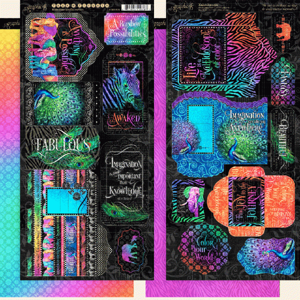 Graphic 45/Kaleidoscope/высечки