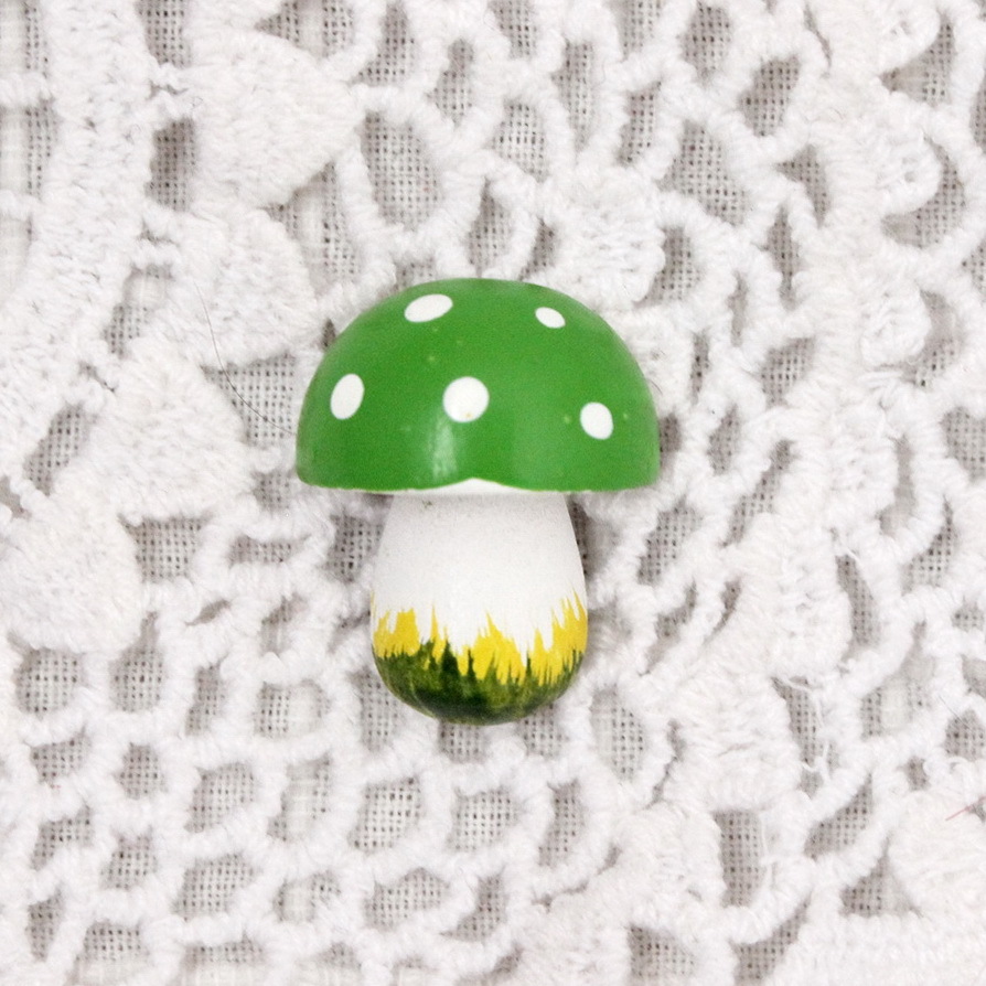 -Фигурка, гриб зеленый
