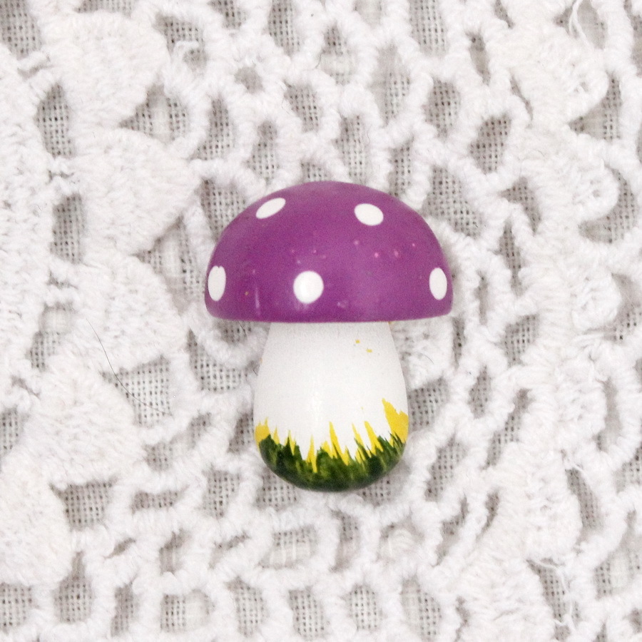 -Фигурка, гриб сиреневый