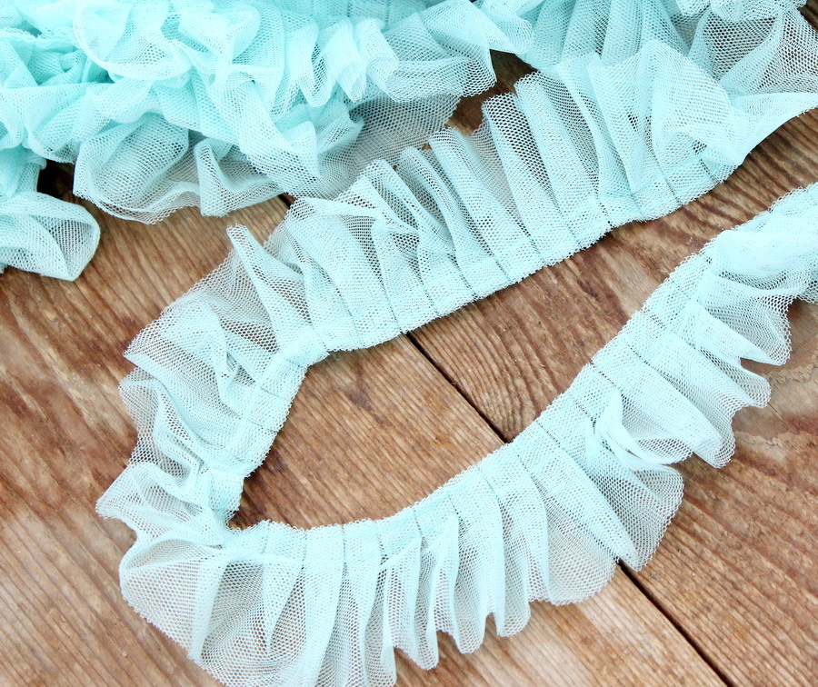 *Органза бирюзовая