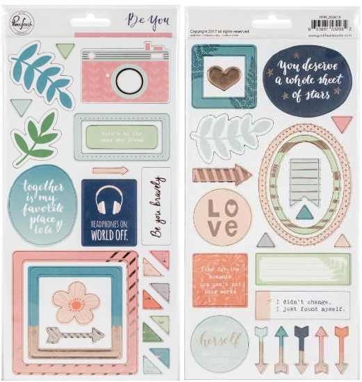 *Pinkfresh Studio/Be You/чипборд/PFBY618