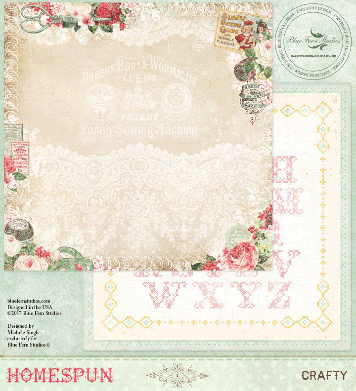 *Blue Fern/Homespun/Crafty