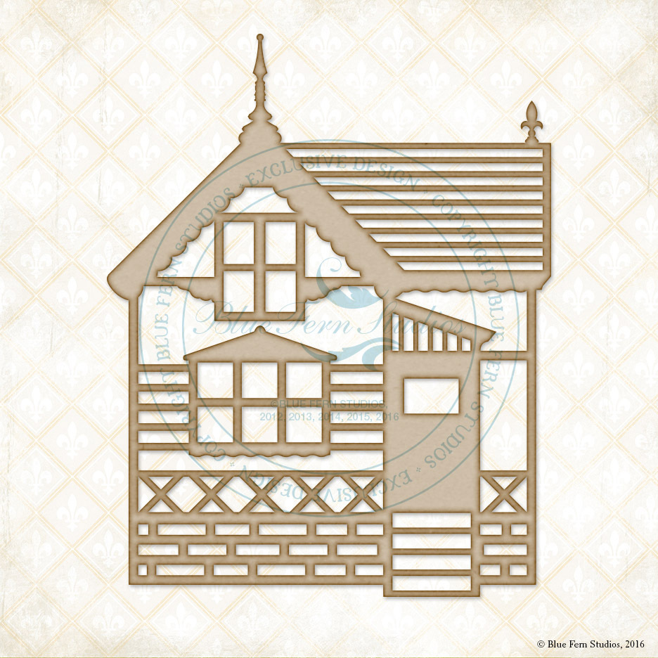 *Blue Fern/чипборд/Home Sweet Home