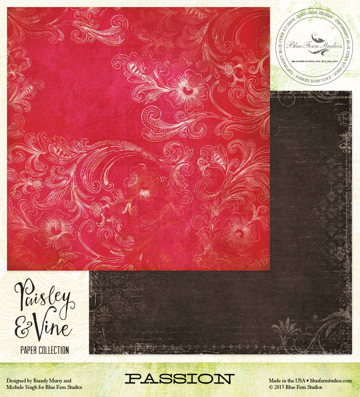 *Blue Fern/Paisley & Vine/Passion