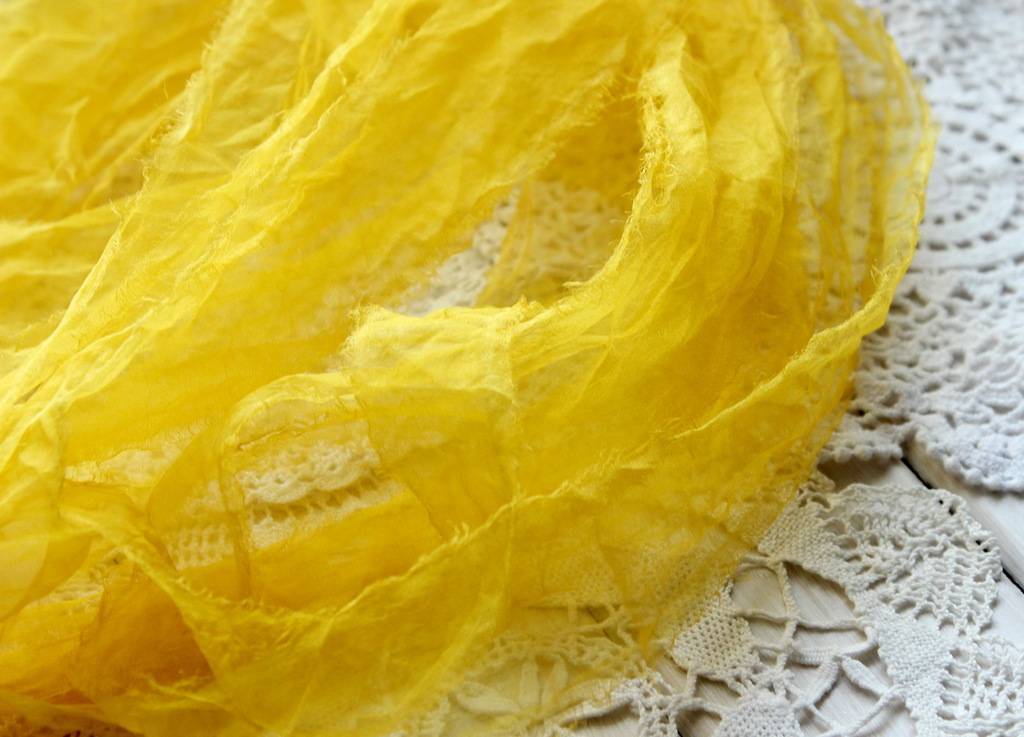 *Лента шелковая №7/органза/140*3