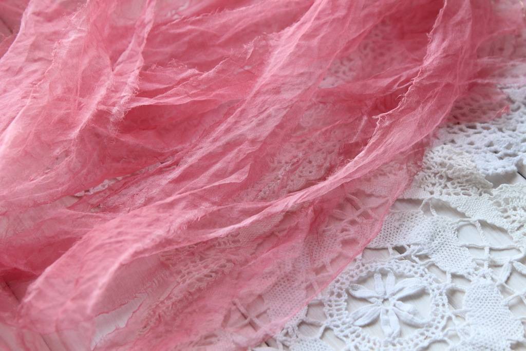 *Лента шелковая №9/органза/140*3