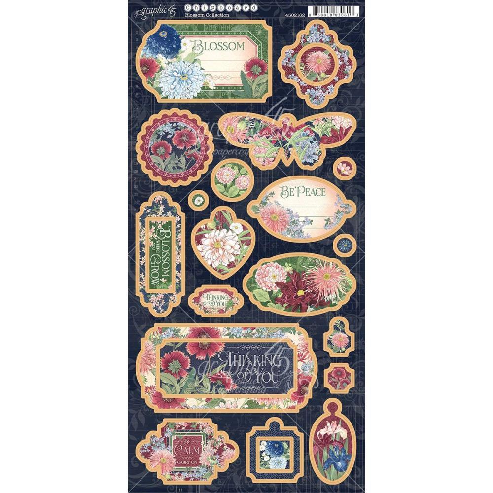 *Graphic 45/Blossom/чипборд