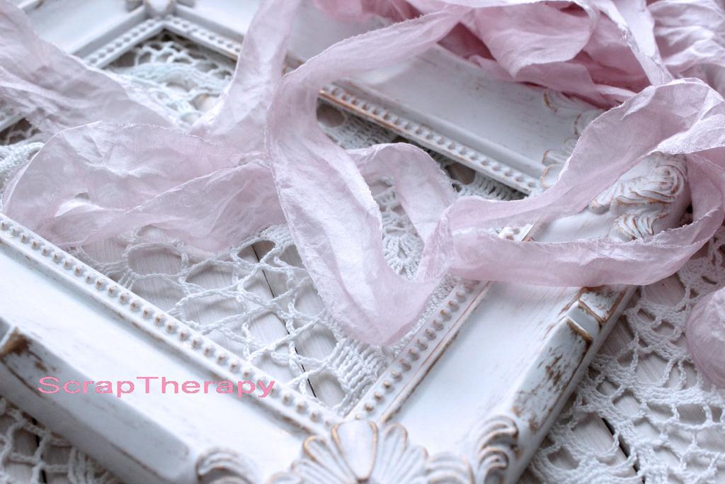 *Лента шелковая №5/шифон-нат/90*3,5