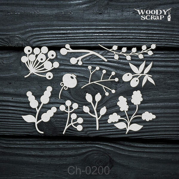 *Woodyscrap/чипборд/ch-0200