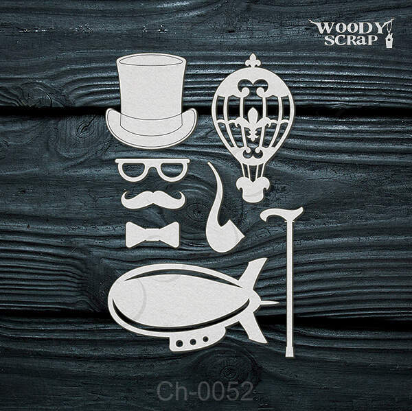 *Woodyscrap/чипборд/ch-0052