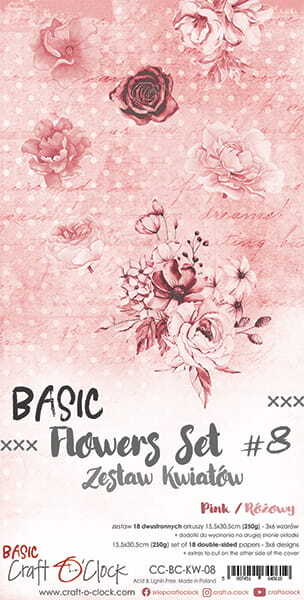 *Craft O’Clock/BASIC/FLOWERS SET 08