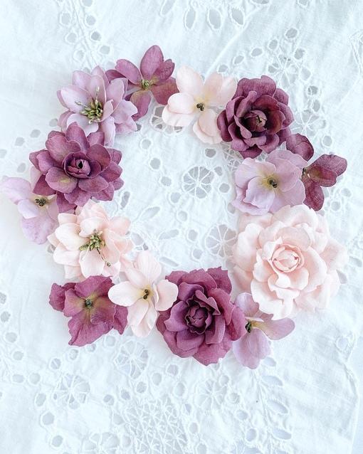 *The TEA Garden/Набор розово-бордовый