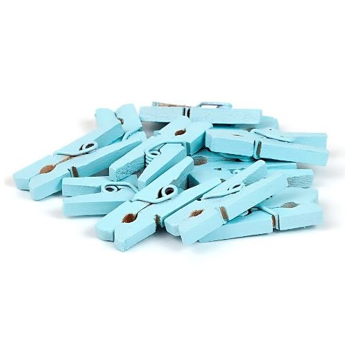 прищепка голубая