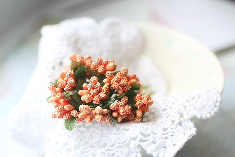 стебель с почками:оранжевый