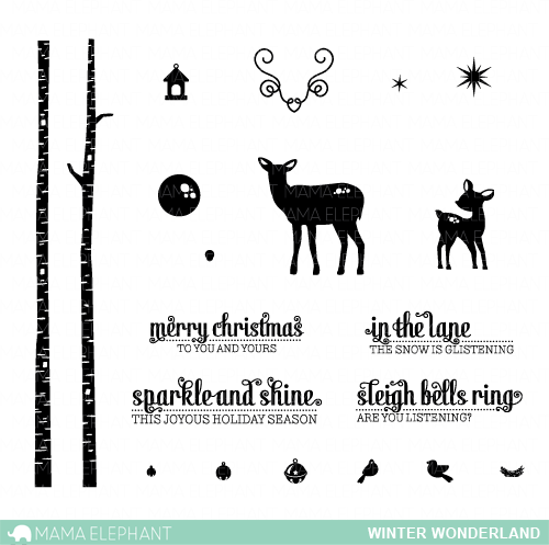 Mama elephant,штамп,WW