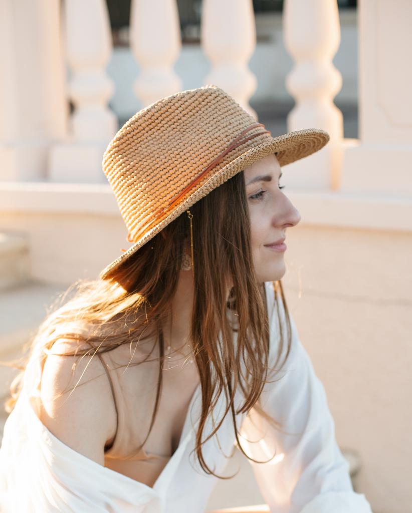 шляпы 3в1 "Федора", "Трилби", "Ковбойка" мастер-класс по вязанию крючком из рафии