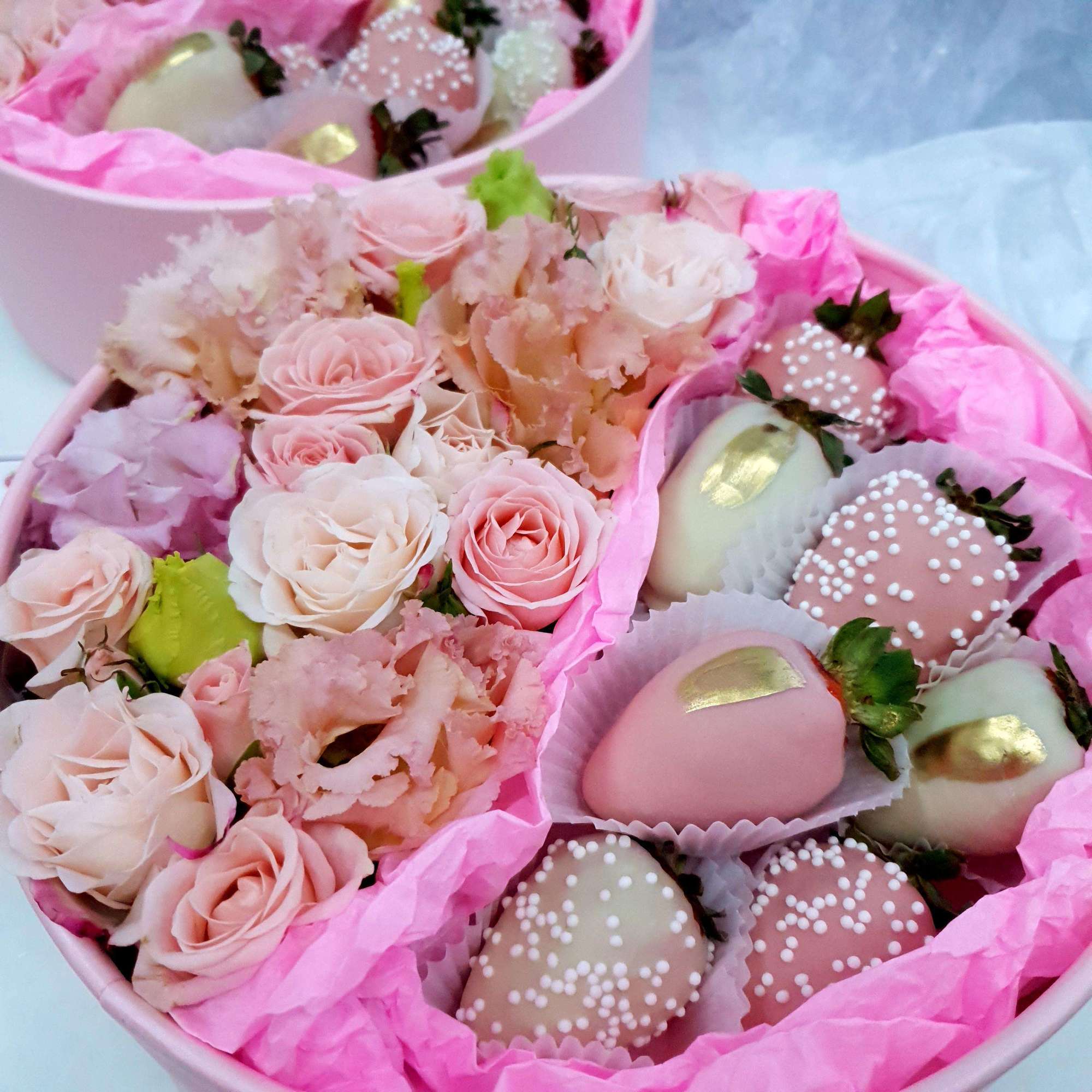 Цветочная коробочка bloombox   "Нежность"