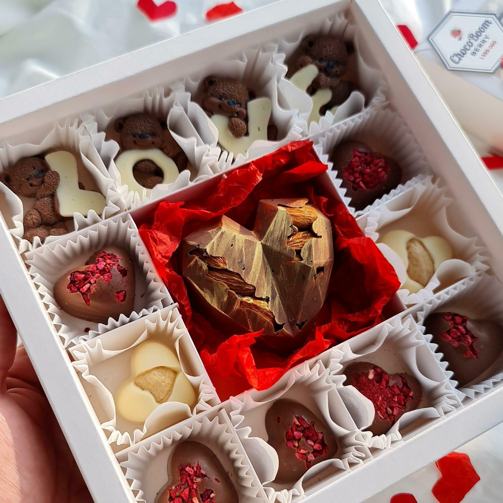 Шоколадные конфеты 14 февраля подарок