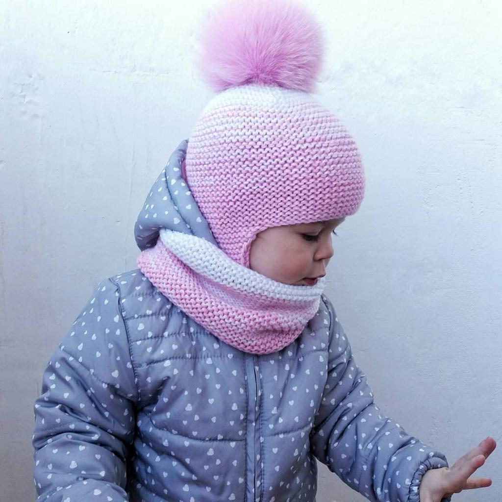 Шапка с завязками