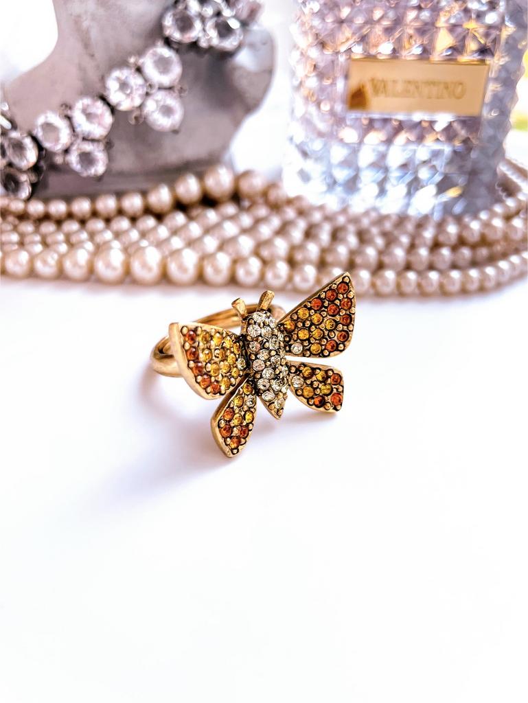 Кольцо бабочка