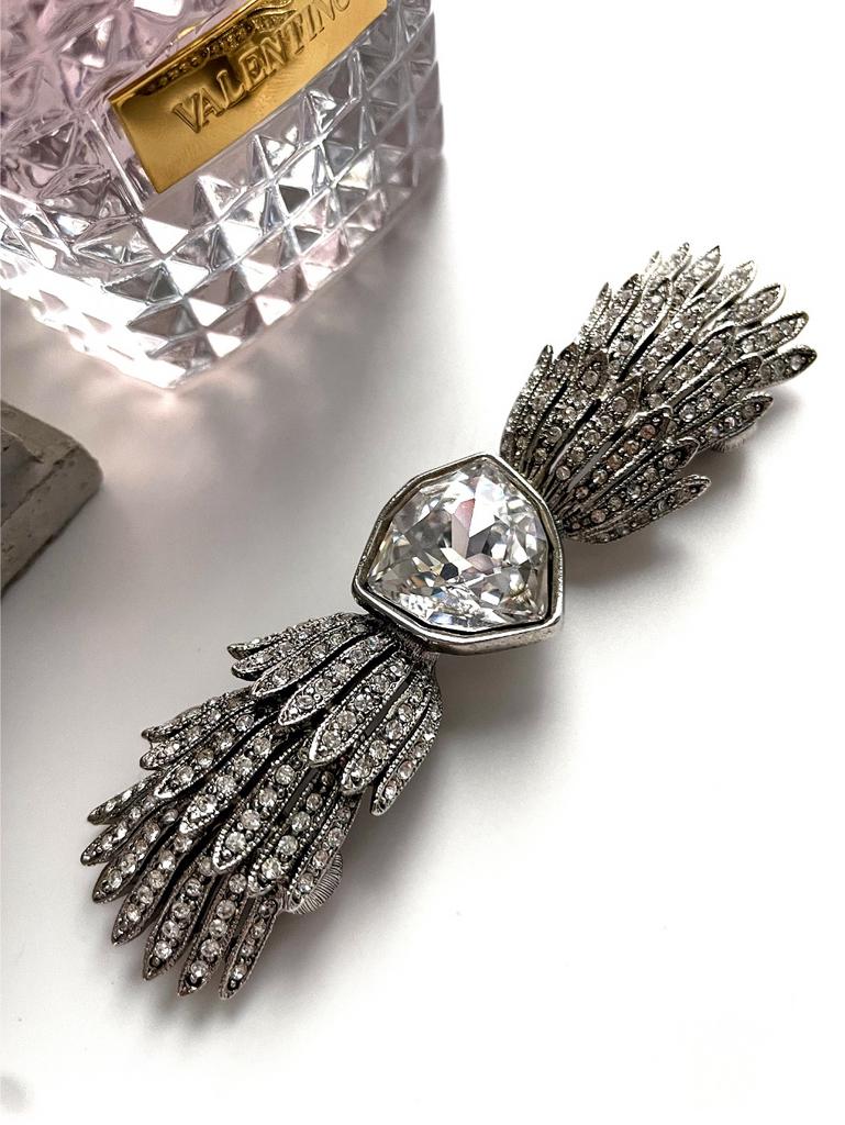 Пряжка для ремня / кулон с крупным кристаллом