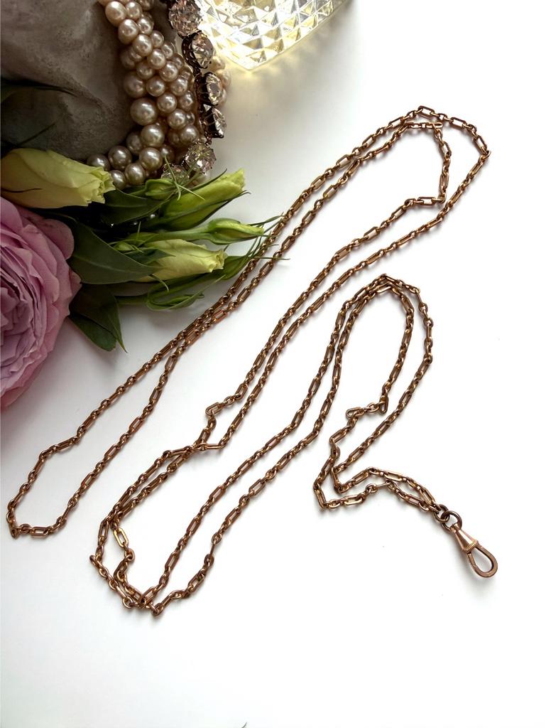 Длинная цепь с карабином