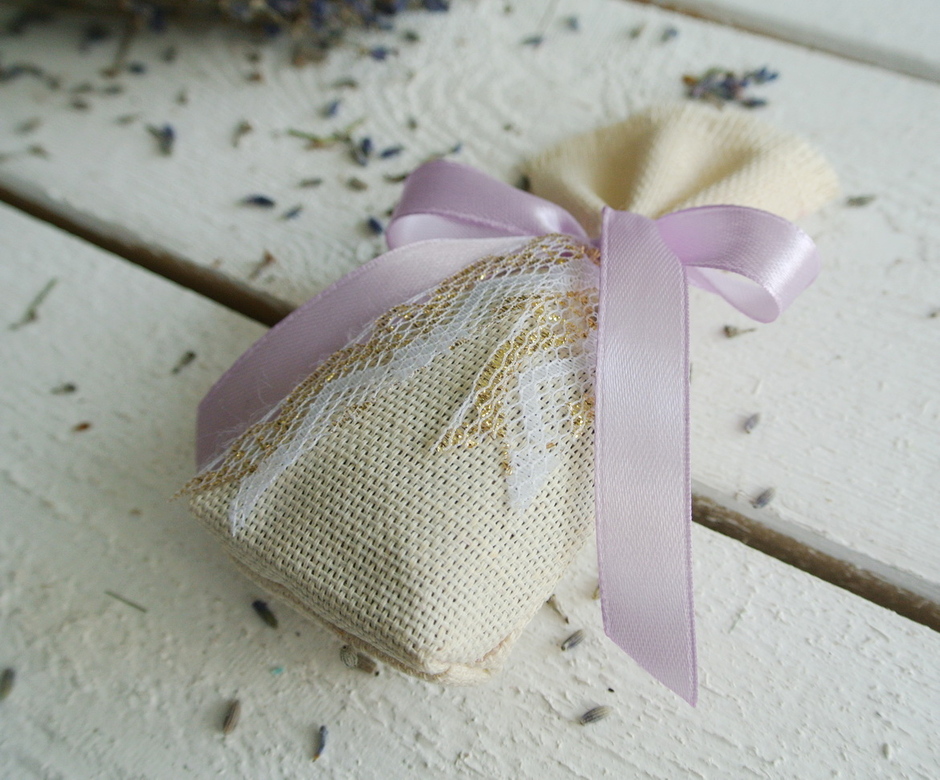 Льняное лавандовое саше