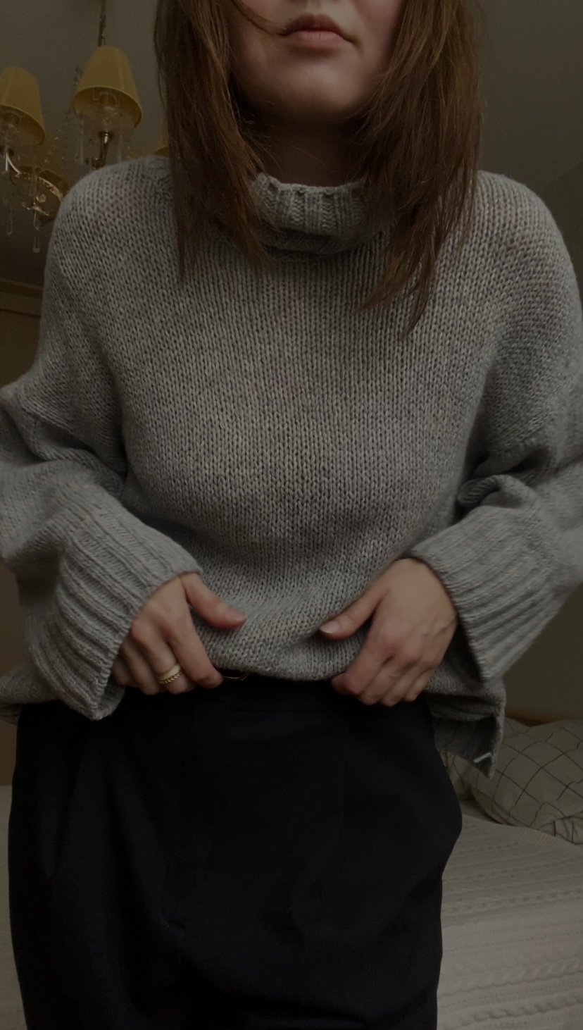 "Ленивый" свитер