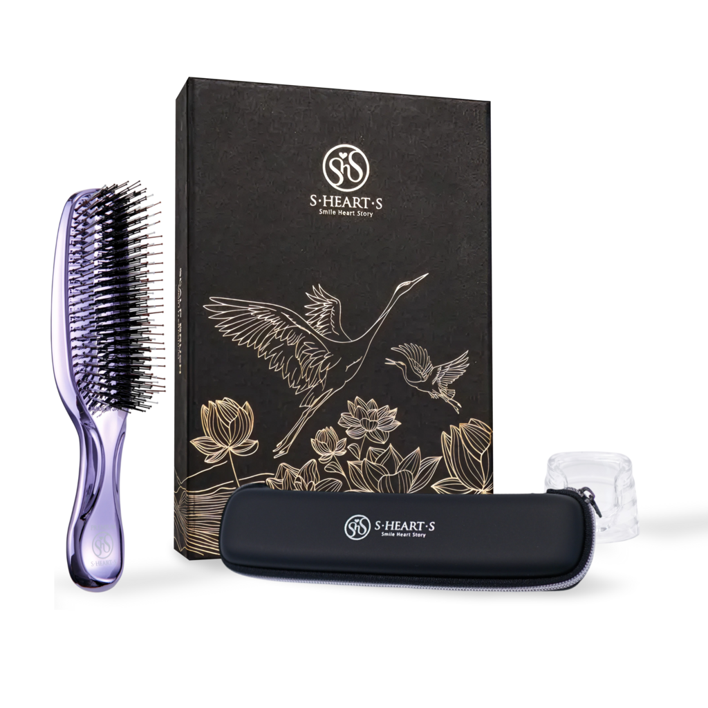 Набор подарочный с расческой для кожи головы и волос  "Ворлд Премиум" (Scalp Brush World Premium)