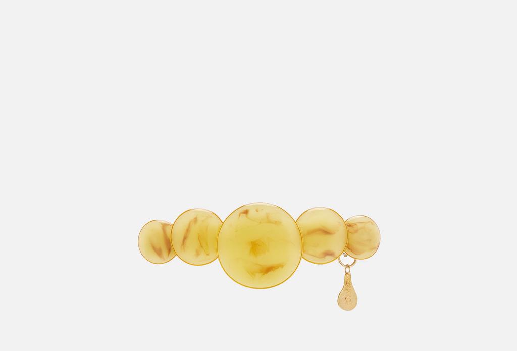 Заколка "Планеты", бежевая