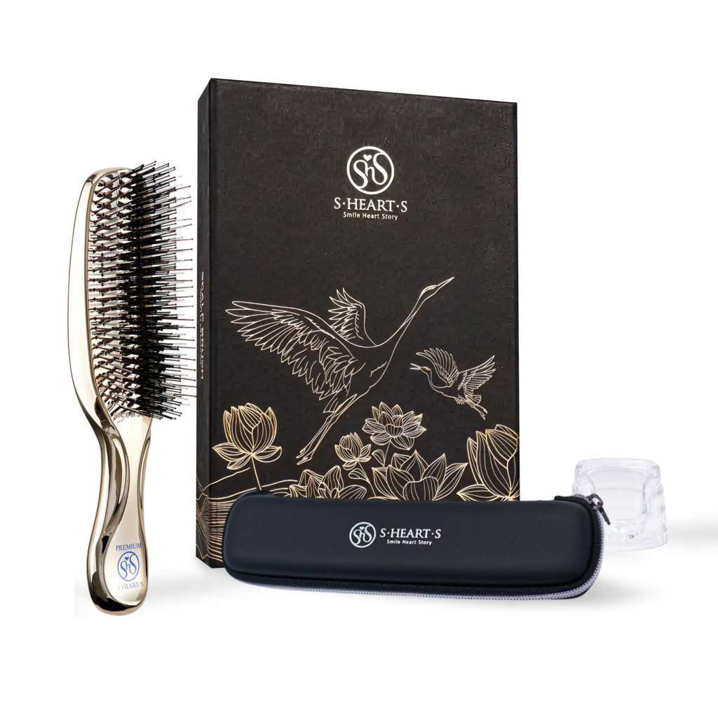 Набор подарочный с расческой для кожи головы и волос  "Ворлд Премиум" (Scalp Brush World Premium)