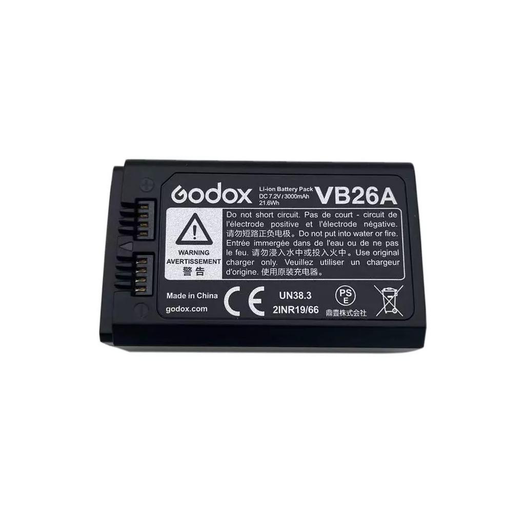 Аккумулятор Godox VB26A для вспышек V1, V860III, V850III. AD100 Pro