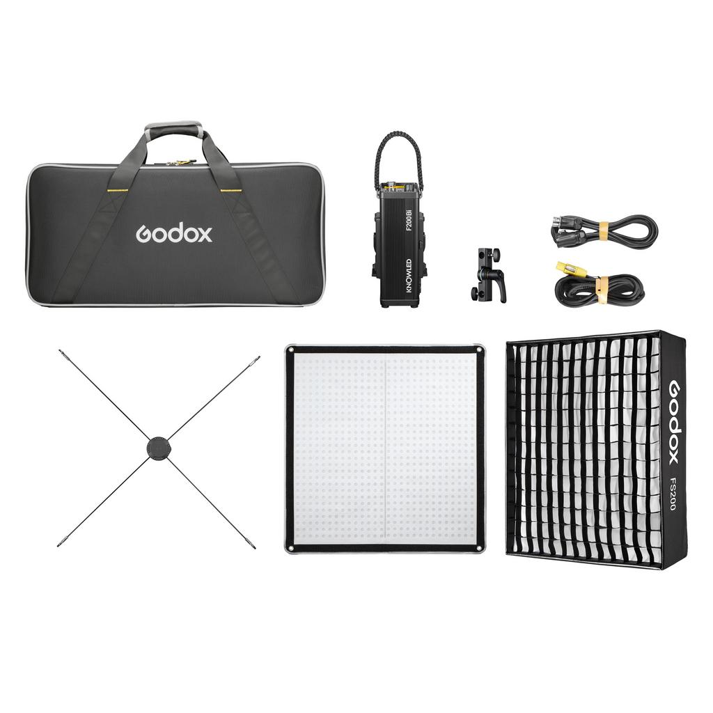 GODOX KNOWLED F200Bi フレキシブルLEDライト Godox.pro. Осветитель светодиодный Godox Knowled F200Bi складной