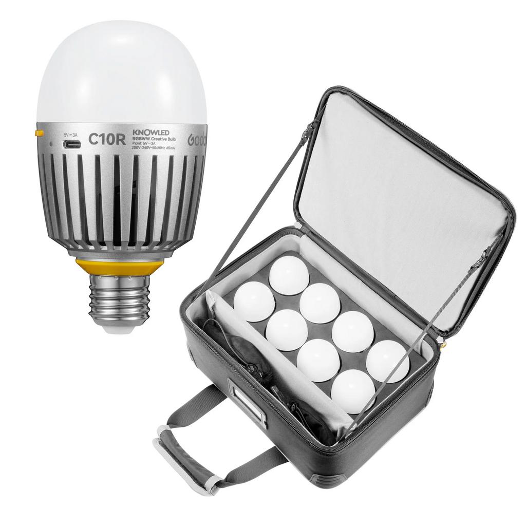 Комплект светодиодных ламп Godox Knowled C10R-K8 в кейсе
